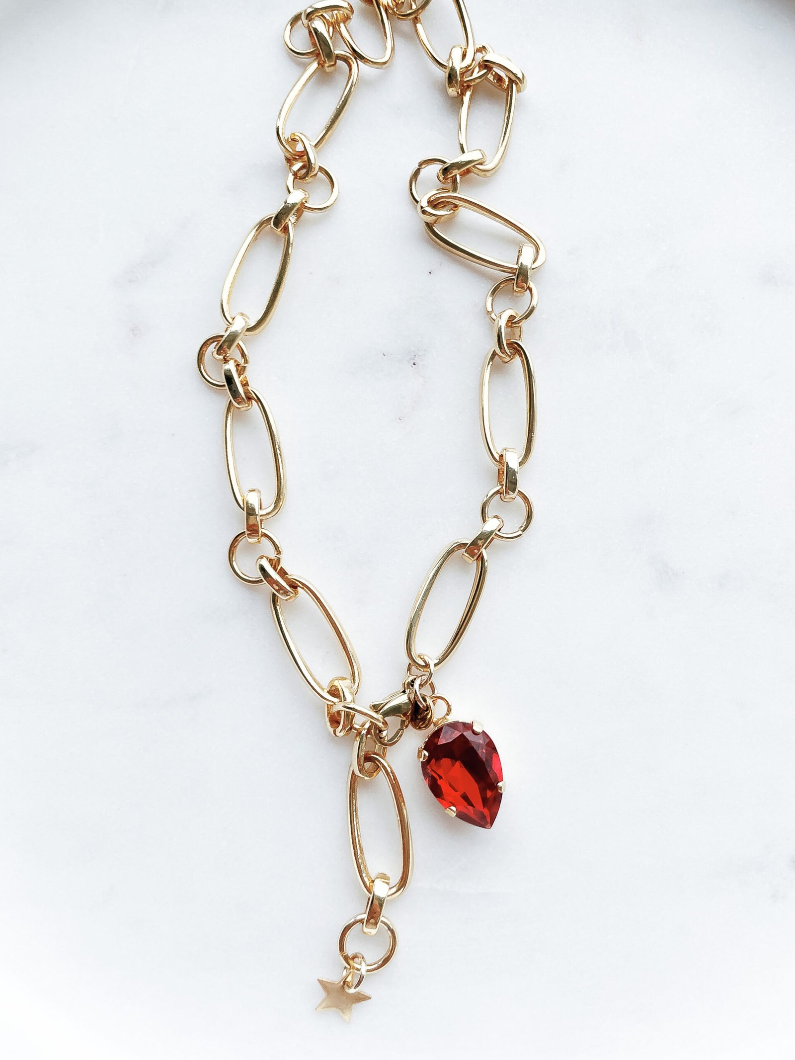 Išskirtinio pynimo grandinėlė su swarovski kristalu