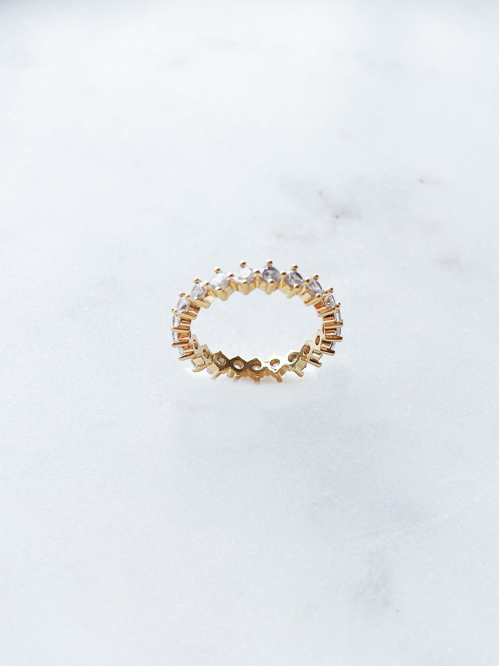 Žiedas su baltais cirkoniais - Image 2